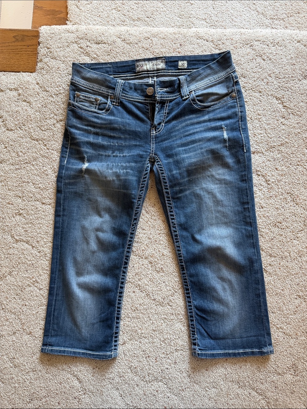 BKE Denim Stella Crop Jeans - 30